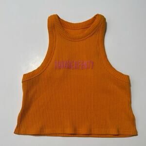 Savage X Fenty Essential Heavy Rib Cropped Logo Tank